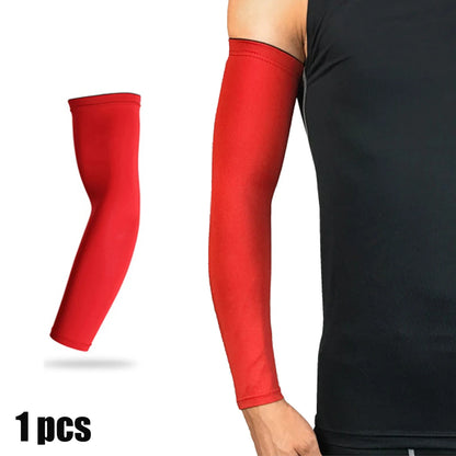 1 PC Cooling Sports Arm Sleeve Compression Basketball Cycling Arm Warmer Running UV Protection Unisex Volleyball Sunscreen Bands