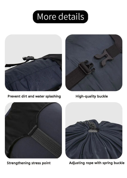 Upgrade 40D 10-35L Ultralight Waterproof Nylon Compression Stuff Sack for Sleeping Bag 40% Space for Camping Hiking Backpacking