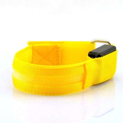 Night Sport Running Cycling Flashing Wristband CR2032 Button Battery Armband Outdoor Safety Arm Leg Warning Wrist Strap Light