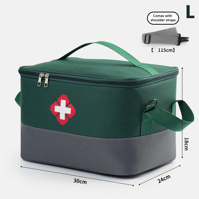 Large Capacity Medicine Storage Bag Portable Medical Kit Home First Aid Kit Survival Bag Emergency Bag For Car