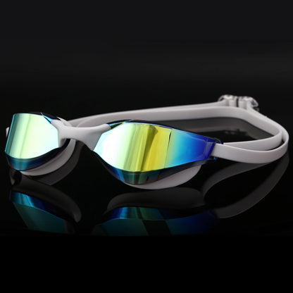 Race swimming goggles adult swimming goggles race plating professional防雾 swimming goggles training goggles