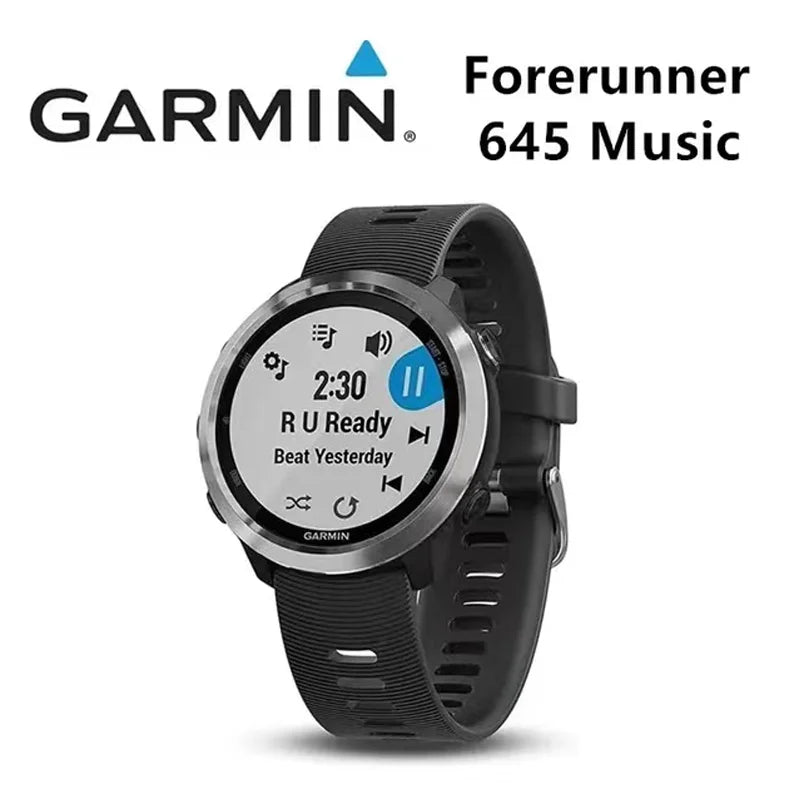 Garmin Forerunner 645 Music Edition GPS Intelligent Multi functional Sports Heart Rate Test Watch New in Multiple Languages