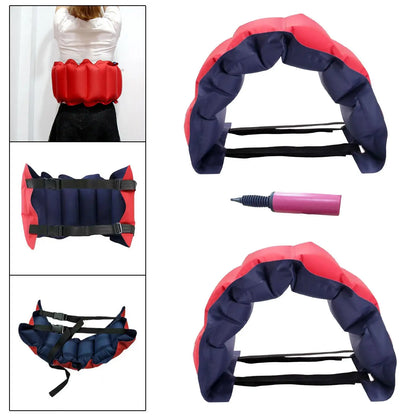 Inflatable Swim Belt Swim Waist Belt Portable Adults Flotation Buoyancy Aids Buoyancy Belt Swim Training Belt Swim Waistband