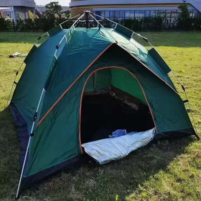 Portable Tent One Touch Outdoor Tent Fully Automatic Quick Opening Tent 2 Person Self Driving Camping Tent Sun Proof Tents 접이식 텐