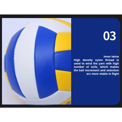 Size 5 Volleyball Soft Touch PU Ball Indoor Outdoor Sport Sand Beach Game Play Portable Training Accessories for Children