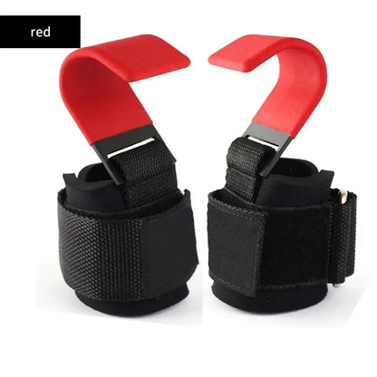 Pull-Up Wrist Guard Hook Metal With Neoprene Padded Power Weight Lifting Dumbbell Barbell Fitness Training Safety Accessories