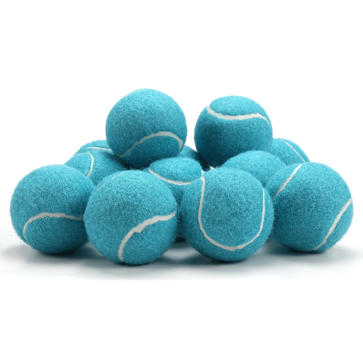 Tennis Balls High Elasticity Durable Training Balls for Beginners Practice Tennis Ball  with Mesh Bag Wool Rubber Tennis Balls