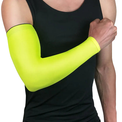 1 PC Cooling Sports Arm Sleeve Compression Basketball Cycling Arm Warmer Running UV Protection Unisex Volleyball Sunscreen Bands