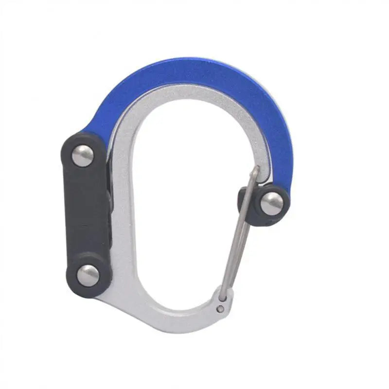 Hybrid Gear Clip - Carabiner Rotating Hook Clip Non-Locking Strong Clips For Camping Fishing Hiking Travel Backpack Out