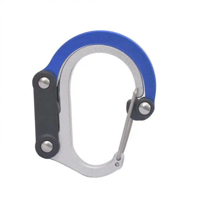 Hybrid Gear Clip - Carabiner Rotating Hook Clip Non-Locking Strong Clips For Camping Fishing Hiking Travel Backpack Out