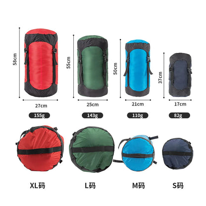 Upgrade 40D 10-35L Ultralight Waterproof Nylon Compression Stuff Sack for Sleeping Bag 40% Space for Camping Hiking Backpacking