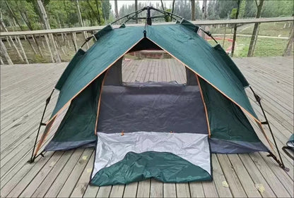 Portable Tent One Touch Outdoor Tent Fully Automatic Quick Opening Tent 2 Person Self Driving Camping Tent Sun Proof Tents 접이식 텐