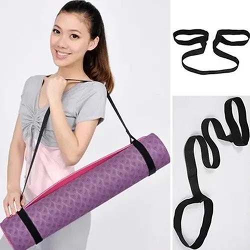 Yoga Mat Shoulder Strap Shoulder Carry Strap Belt Fitness Supplies Exercise Stretch Yoga Belts