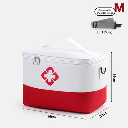 Large Capacity Medicine Storage Bag Portable Medical Kit Home First Aid Kit Survival Bag Emergency Bag For Car