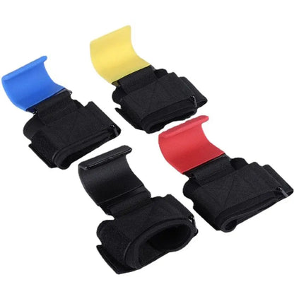 Pull-Up Wrist Guard Hook Metal With Neoprene Padded Power Weight Lifting Dumbbell Barbell Fitness Training Safety Accessories