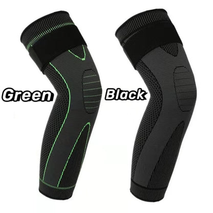 1Pc Leg Knee Support Protectors Knee Support Brace Compression Long Full Legs Sleeve Arthritis Relief Running Gym Sport Knee Pad