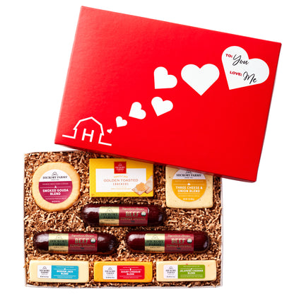 Deluxe Valentine'S Day Savory Snacks Gift Box